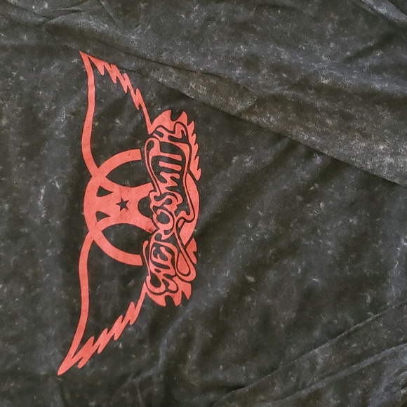 NWOT Aerosmith Graphic Long Sleeve Tee Vintage Wash - Picture 7 of 8